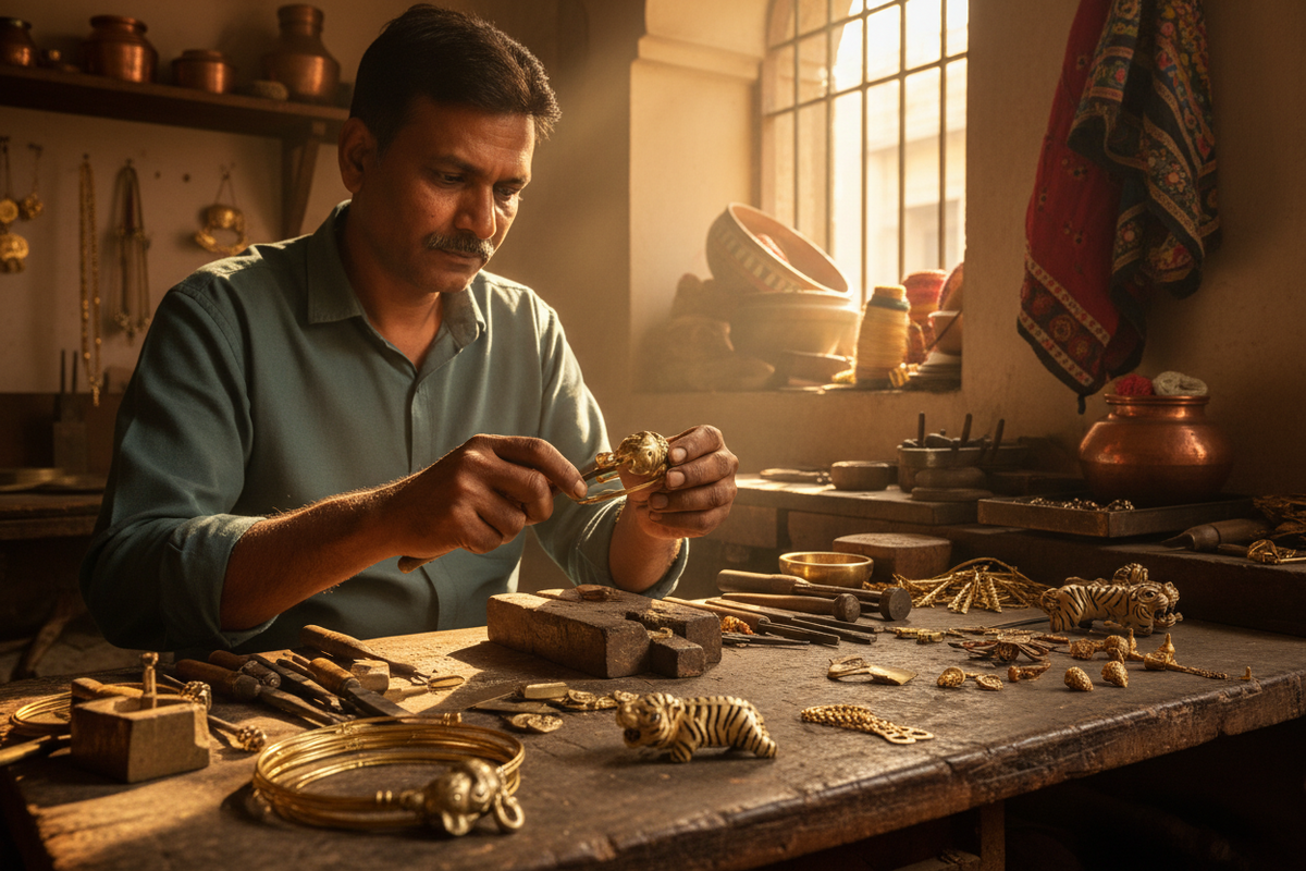Handcrafted Wildlife Jewelry in India: Why Bhrti Impex’s Brass Animal-Motif Designs Are Taking Over 2025