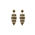 LABRADORITE DANGLE DESIGNER EARRING JWL-ERR-015 image 0