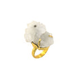 RAW SOLAR SEATED NIKEL FREE GOLD PLATED DESIGNE RING WHOLESALE 10 PC ARP13