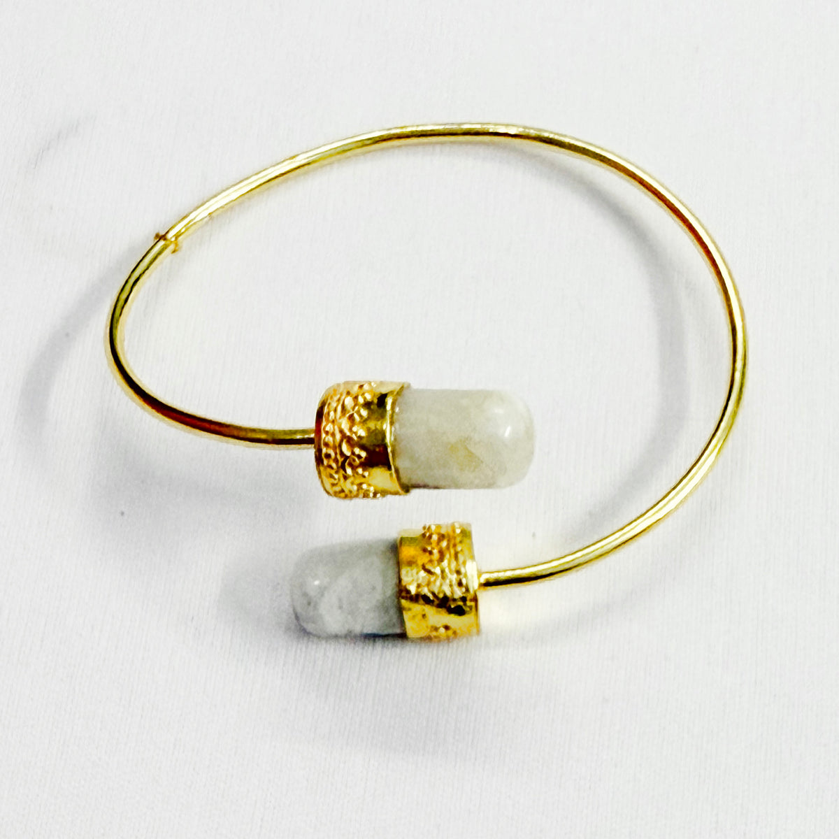 WHITE RAINBOW CAPSULE CUFF