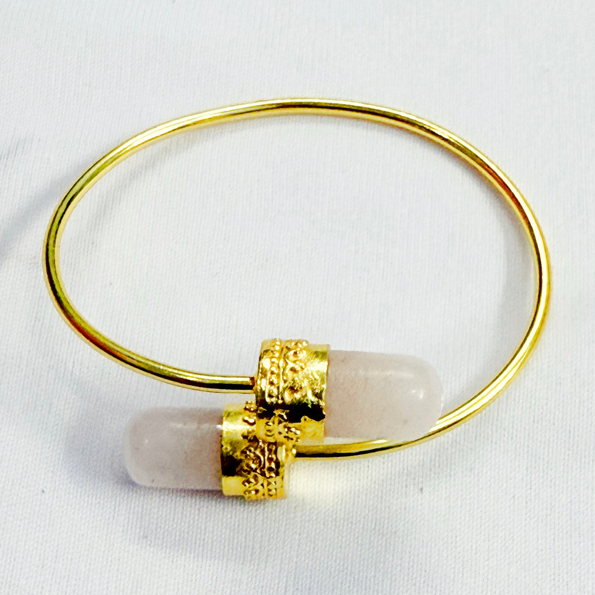ROSE QUARTZ  CAPSULE CUFF