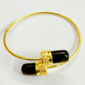 TIGER SEYE  CAPSULE CUFF