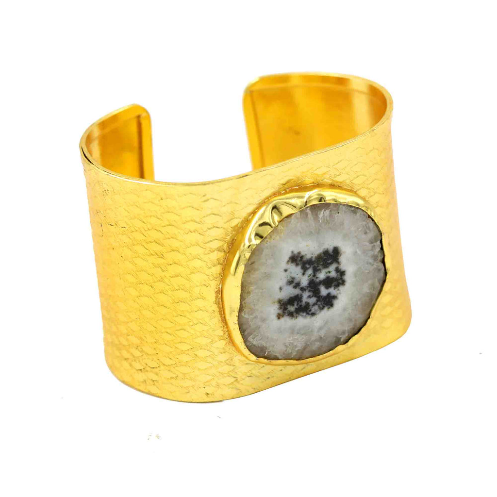 AGATE STONE CUFF