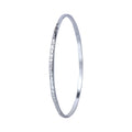 2.7 MM BROAD HALF ROUND HAMMRED BANGLE