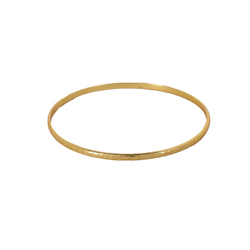 2.7 MM BROAD HALF ROUND HAMMRED BANGLE
