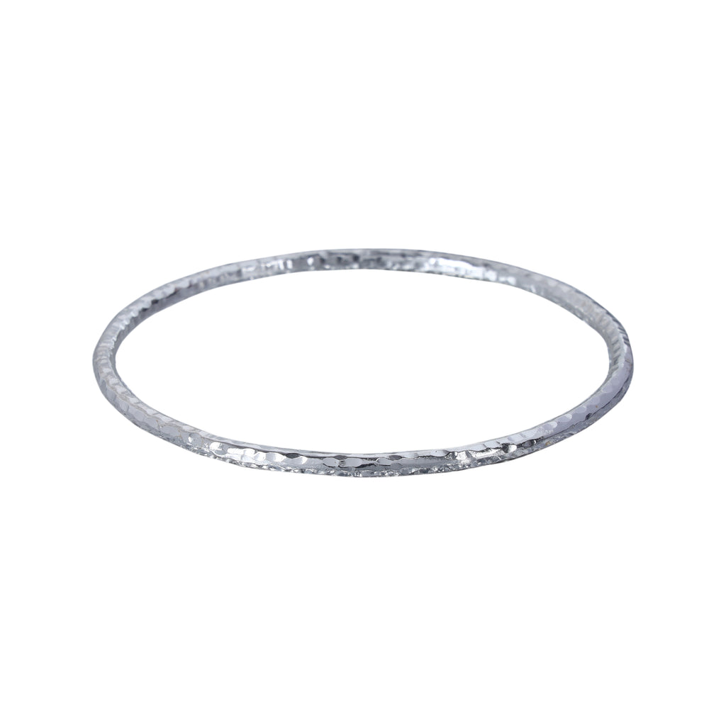 3MM ROUND HAMMRED BANGLE