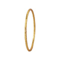 3MM ROUND HAMMRED BANGLE