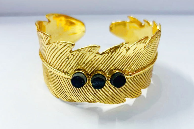 FEARN WITH GEMSTONE CUFF