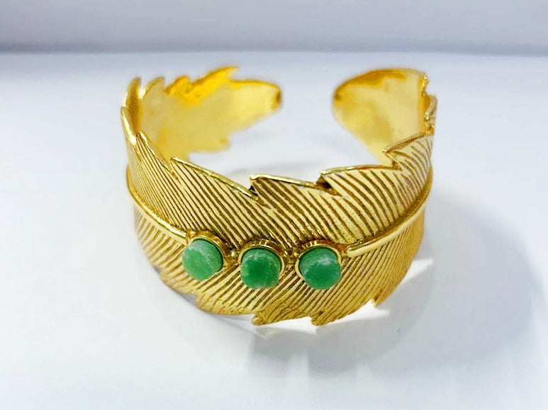 FEARN WITH GEMSTONE CUFF