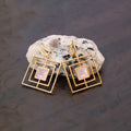 GEOMETRIC DESIGNER EARRING