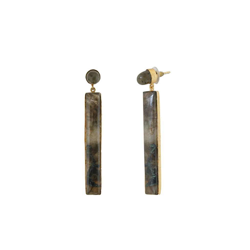 LABRADORITE  earring