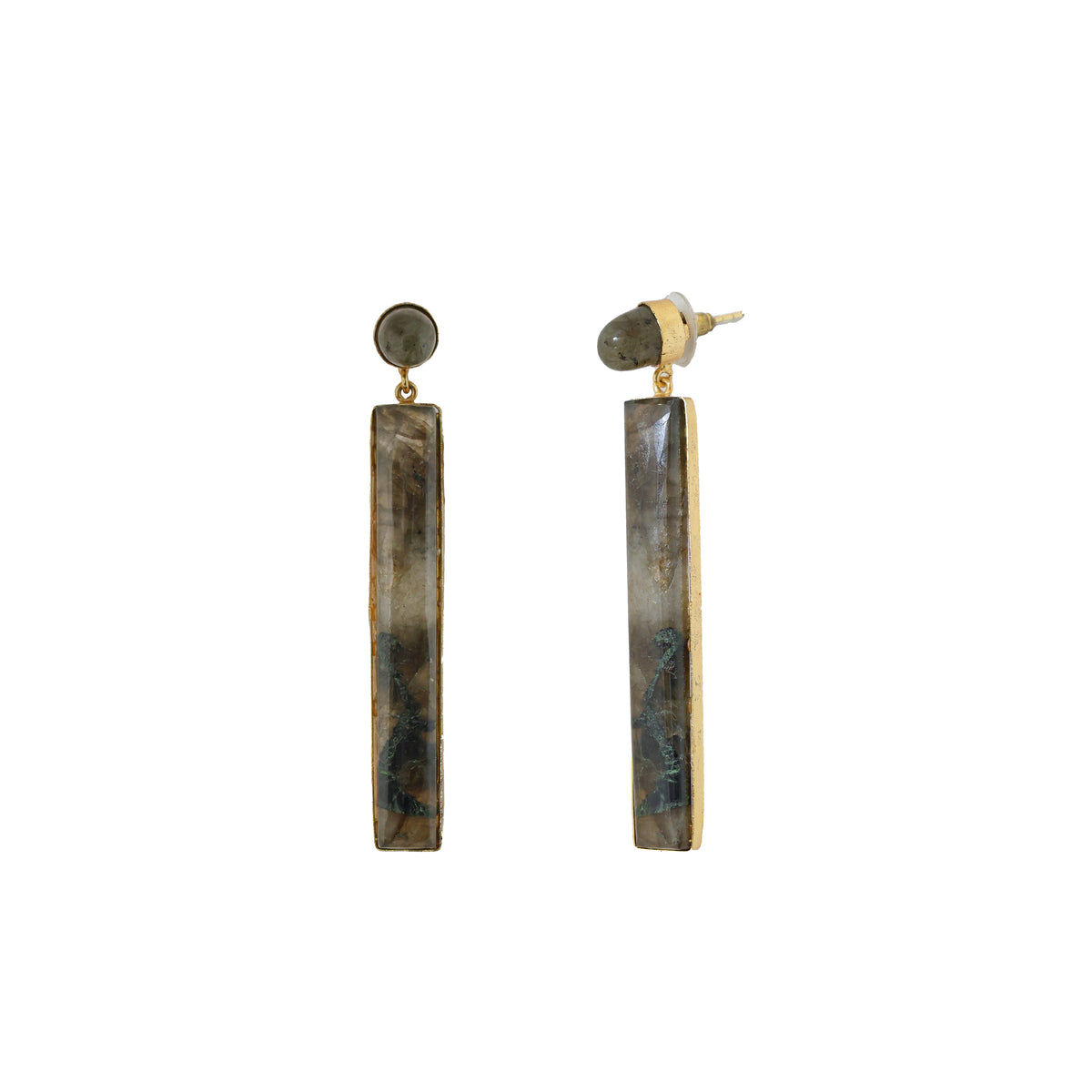 LABRADORITE  earring