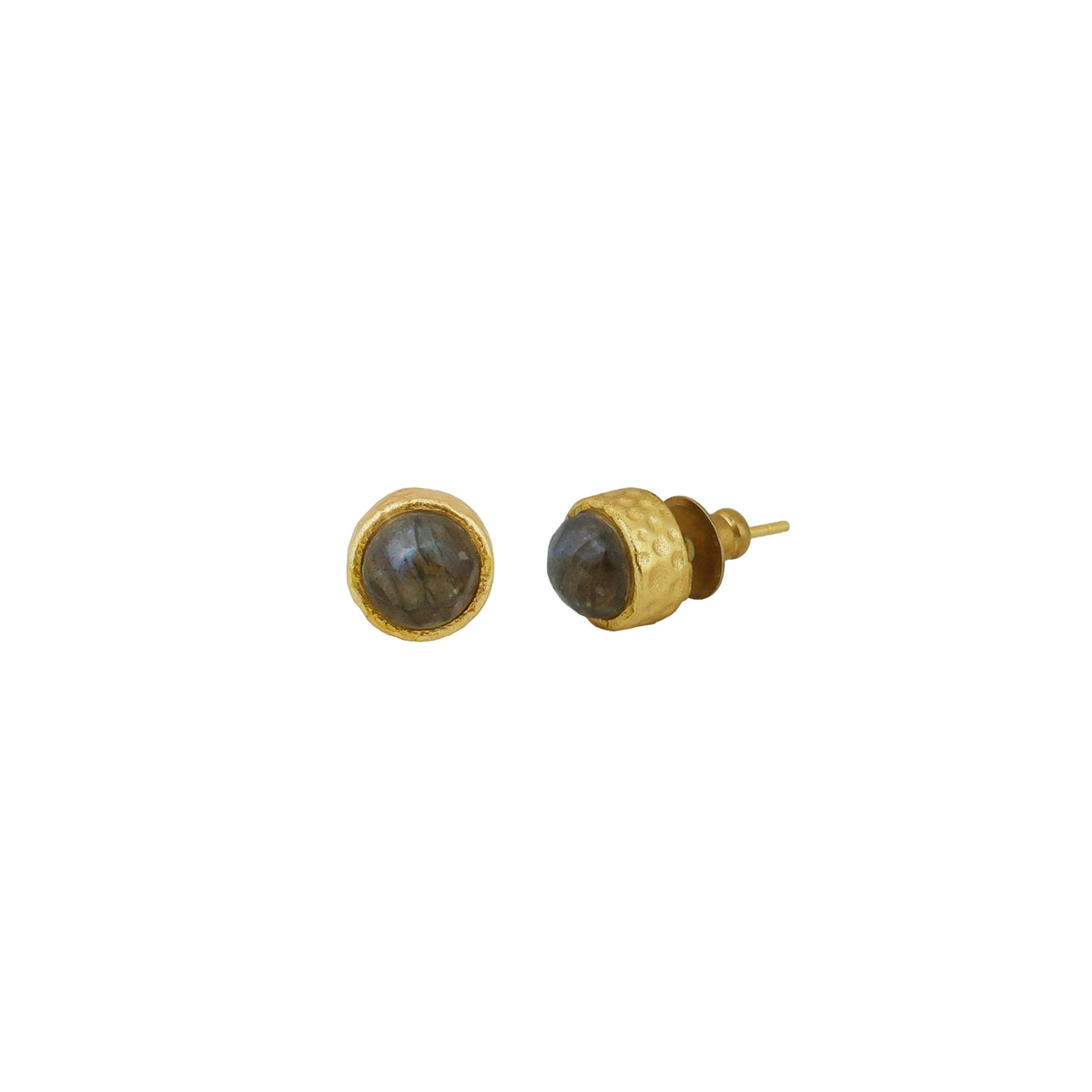 LABADORITE BIG  STUD