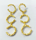 ORGANIC SCULPTURAL HOOP EARRINGS