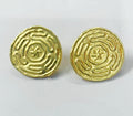 NIKAL FREE GOLD PLATED DESIGNER STUDS BGE0035