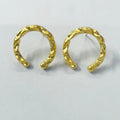 NIKAL FREE GOLD PLATED DESIGNER STUDS  BGE0036