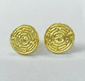 NIKAL FREE GOLD PLATED DESIGNER STUDS BGE0037