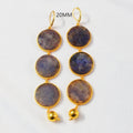 IOLITE STONE DISC 20MM