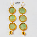 GREEN FLORITESTONE DISC 20MM