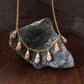 THULITE STONE NECKALCE