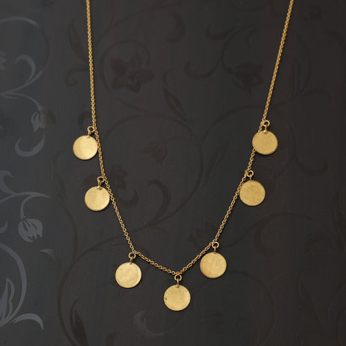 DISC HANGING NECKLACE