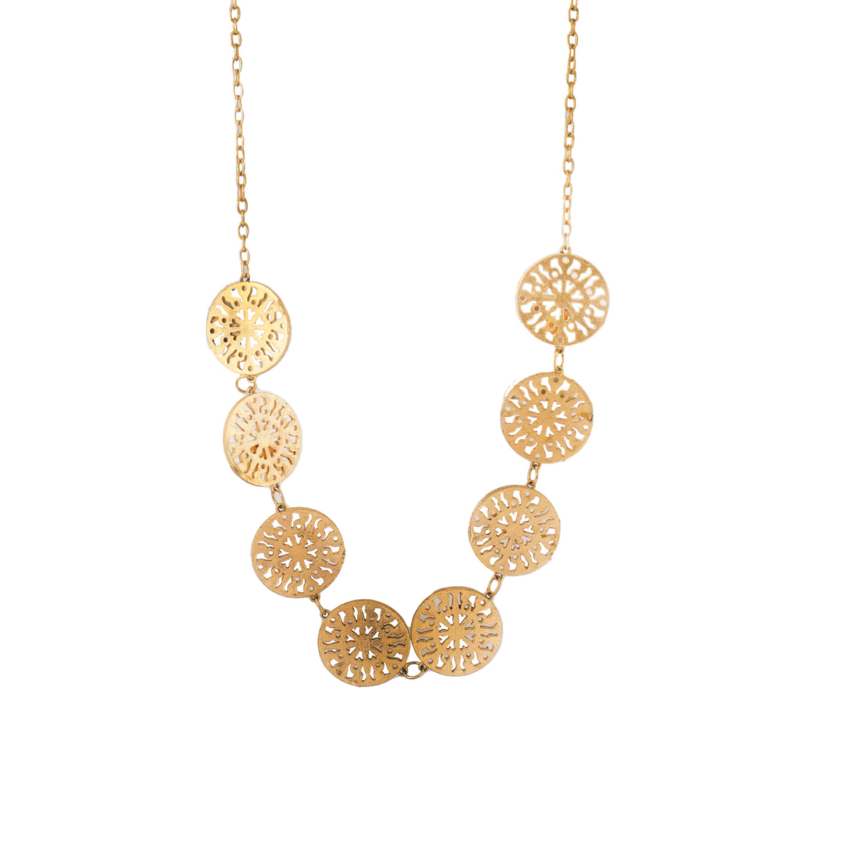 FILIFGIR MULTY DISC NECKLACE