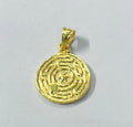 BRASS WITH GOLD PLATED DESIGNER PENDANT BGN0045
