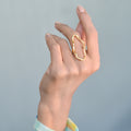WAVE SHAPE DESIGNER RING