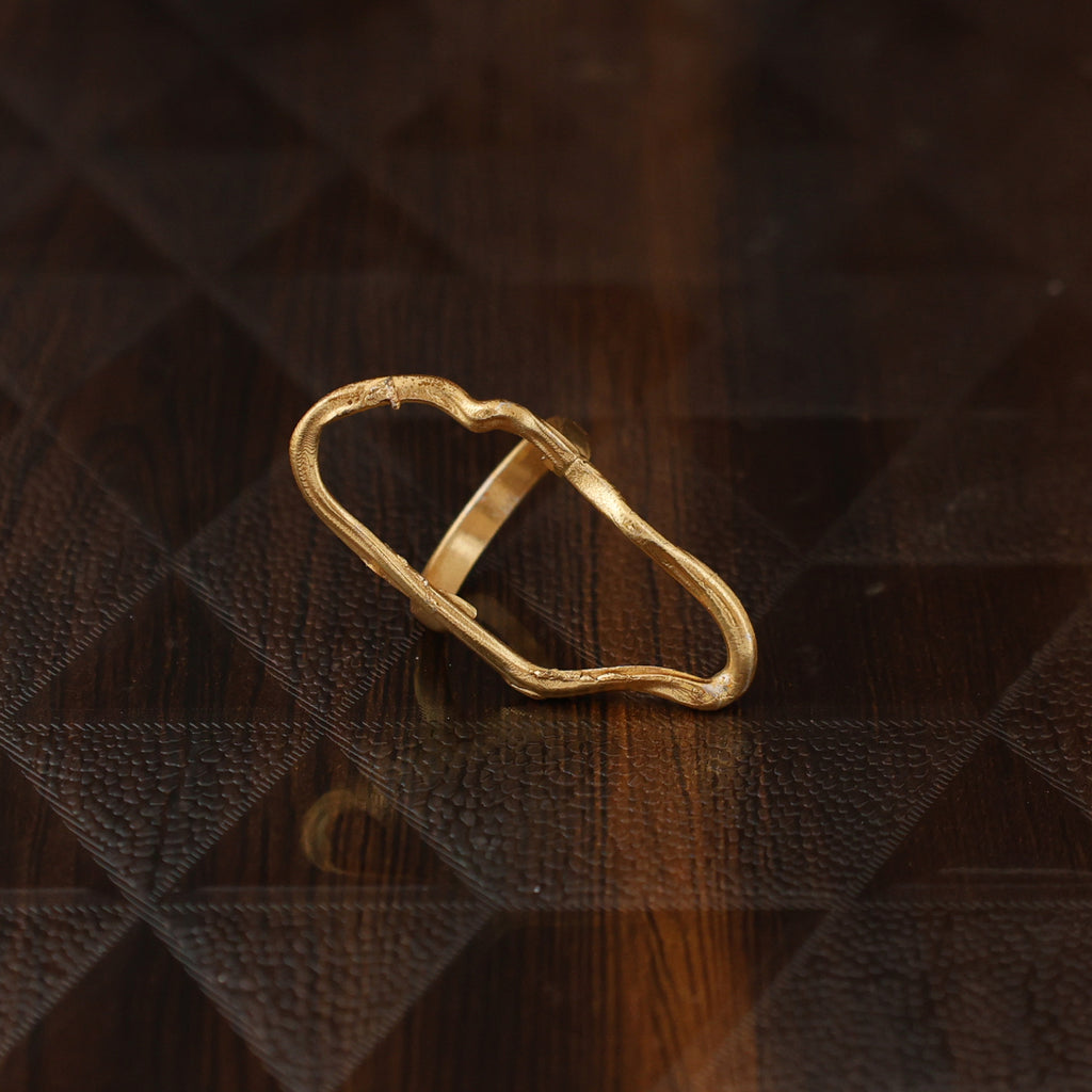 WAVE SHAPE DESIGNER RING