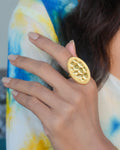 SCALLOP DESIGNER RING