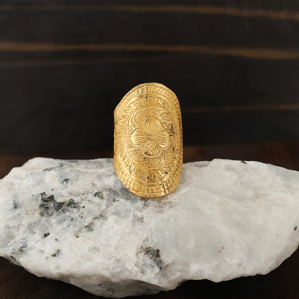 ARABIC CARVING DESIGNER RING