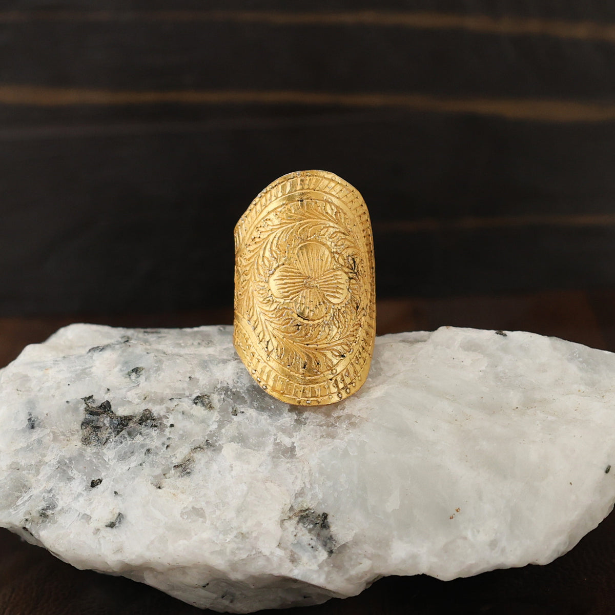 ARABIC CARVING DESIGNER RING