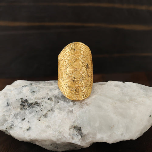 ARABIC CARVING DESIGNER RING