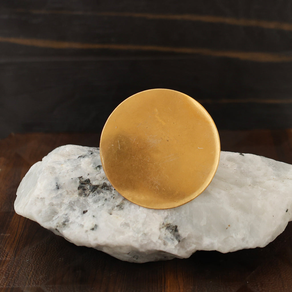 ROUND PLATE DESIGNER RING
