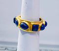 WHITE RAINBOW,LABRADORITE ,LAPIS