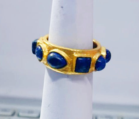 WHITE RAINBOW,LABRADORITE ,LAPIS