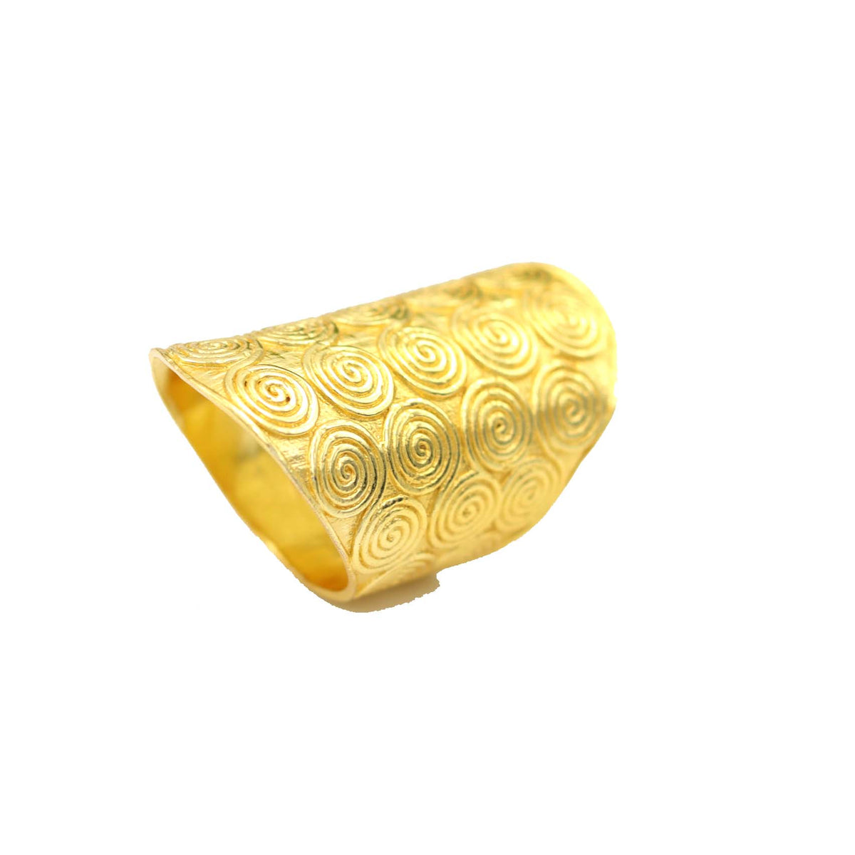 NIKAL FREE BRASS WITH GOLD PLATED DESIGNER RING  BGR0038