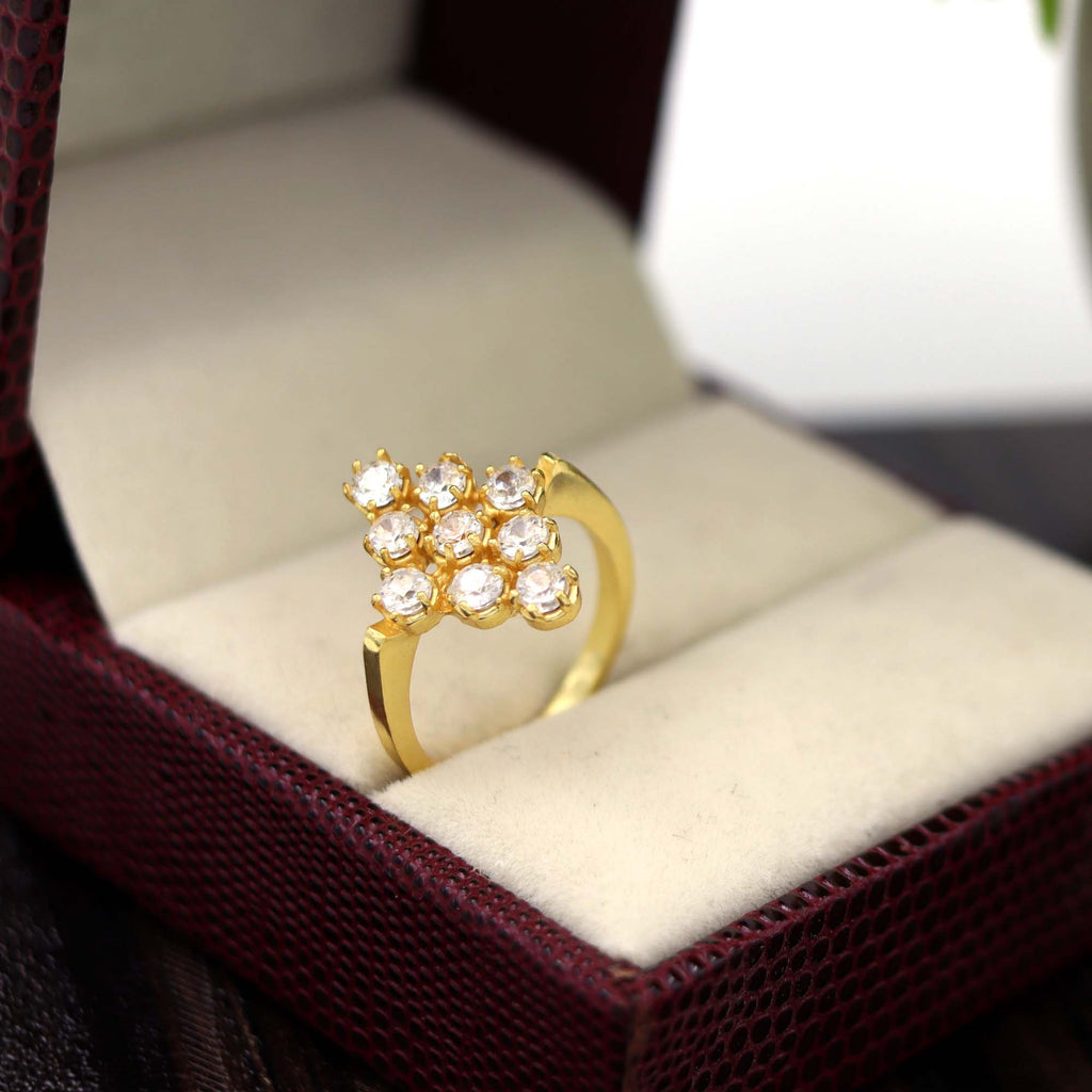 C Z ROUND  WHOLESLAE 10PC RING