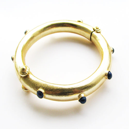 NIKEL FREE GOLD PLAETED SEMI PRECIOUS STONE SEATED CUFF/BRACELET WHOLE SALE 10 PC EAB0026