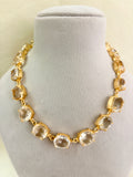 CITRIN STONE NECKLACE EEN0130