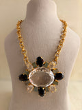 MULTY STONE PENDENT WITH CHAIN EEN0137