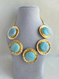 HAND MADE SHEET WORK NECKLACE EEN0154