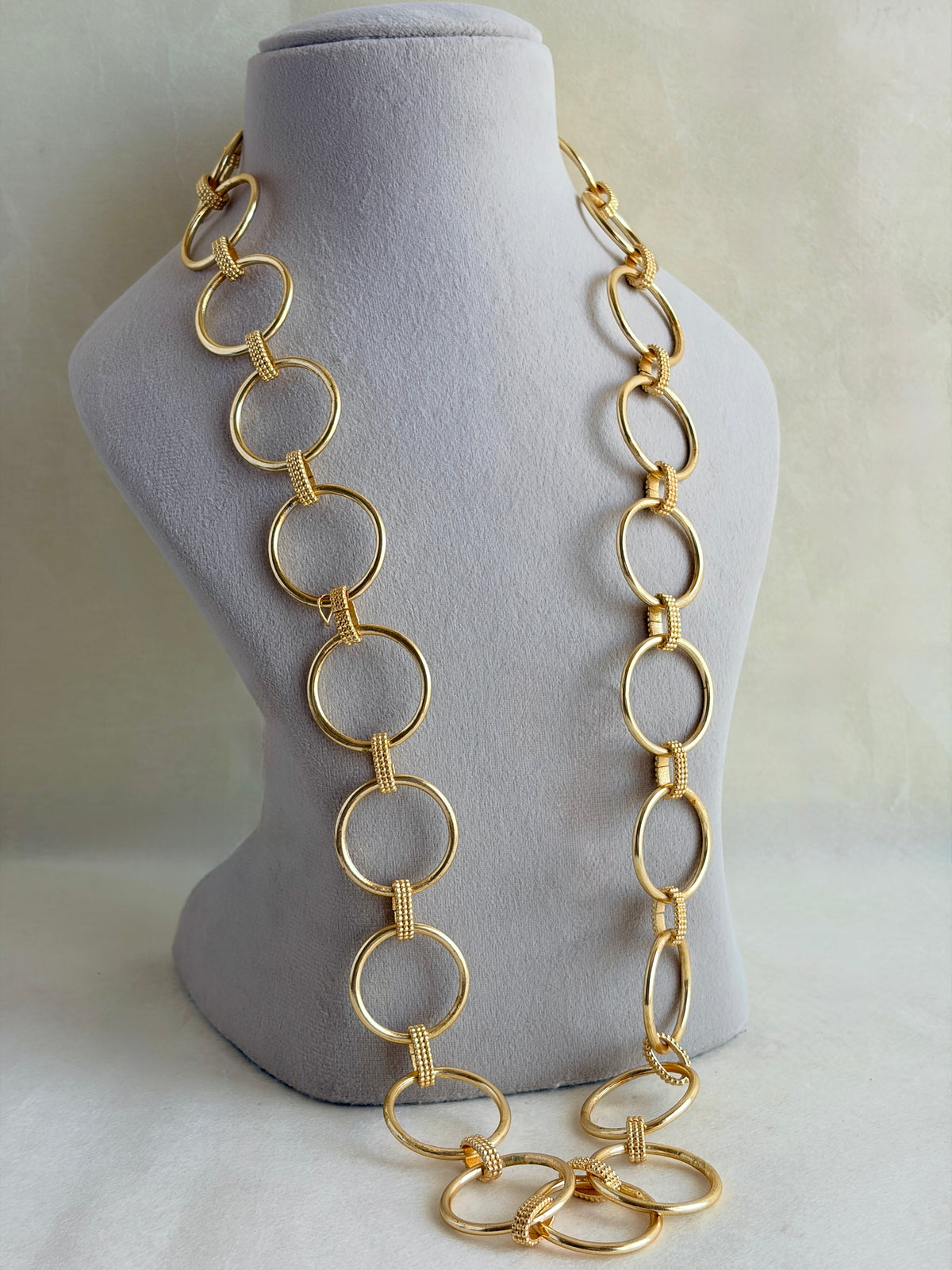 HANDMADE LONG CHAIN NECKLACE EEN0161
