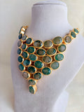 CHEST  NECKLACE GREEN EEN0165