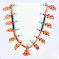 KUNDAN POLKI TURMELINE NECKLACE KPS0038