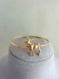 NIKAL FREE GOLD PLATED WILDLIFE CUFF WHOLESALE 10 PC WBG0009