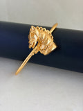 NIKAL FREE GOLD PLATED WILDLIFE CUFF WHOLESALE 10 PC WBG0010