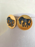 NIKAL FREE GOLD PLATED WILDLIFE EARRING  WHOLESALE 10 WEG0008