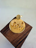 NIKAL FREE GOLD PLATED WILDLIFE PENDANT WHOLESALE 10 PC WNG0007