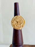 NIKAL FREE GOLD PLATED WILDLIFE RING  WHOLESALE 10 PC WRG0009